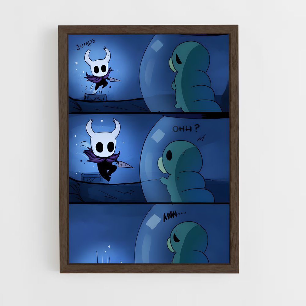 Poster L'Épopée de Hallownest – affiche Hollow Knight (vue 5)